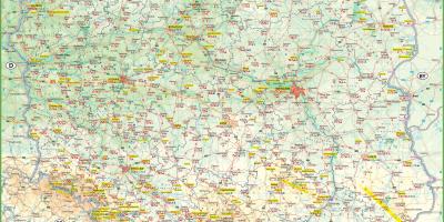 Poland attractions map
